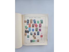 1850/1960(ca.), interessante ungebrauchte/postfrische und gestempelte Partie mit einigen Briefen, dabei Schaubek-Album ab Alt