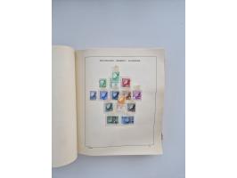 1850/1960(ca.), interessante ungebrauchte/postfrische und gestempelte Partie mit einigen Briefen, dabei Schaubek-Album ab Alt