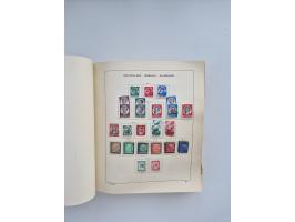 1850/1960(ca.), interessante ungebrauchte/postfrische und gestempelte Partie mit einigen Briefen, dabei Schaubek-Album ab Alt