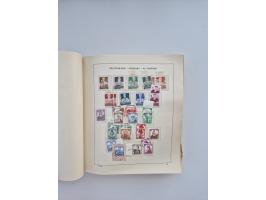 1850/1960(ca.), interessante ungebrauchte/postfrische und gestempelte Partie mit einigen Briefen, dabei Schaubek-Album ab Alt