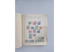 1850/1960(ca.), interessante ungebrauchte/postfrische und gestempelte Partie mit einigen Briefen, dabei Schaubek-Album ab Alt