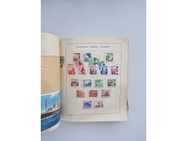 1850/1960(ca.), interessante ungebrauchte/postfrische und gestempelte Partie mit einigen Briefen, dabei Schaubek-Album ab Alt