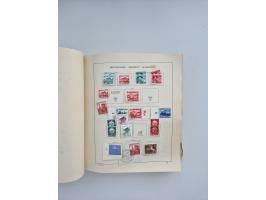 1850/1960(ca.), interessante ungebrauchte/postfrische und gestempelte Partie mit einigen Briefen, dabei Schaubek-Album ab Alt