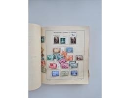 1850/1960(ca.), interessante ungebrauchte/postfrische und gestempelte Partie mit einigen Briefen, dabei Schaubek-Album ab Alt