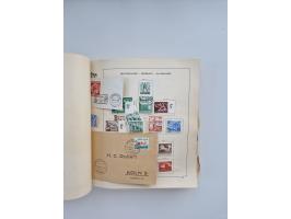 1850/1960(ca.), interessante ungebrauchte/postfrische und gestempelte Partie mit einigen Briefen, dabei Schaubek-Album ab Alt