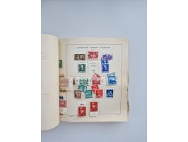 1850/1960(ca.), interessante ungebrauchte/postfrische und gestempelte Partie mit einigen Briefen, dabei Schaubek-Album ab Alt