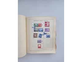 1850/1960(ca.), interessante ungebrauchte/postfrische und gestempelte Partie mit einigen Briefen, dabei Schaubek-Album ab Alt