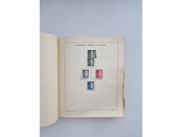 1850/1960(ca.), interessante ungebrauchte/postfrische und gestempelte Partie mit einigen Briefen, dabei Schaubek-Album ab Alt