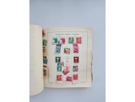 1850/1960(ca.), interessante ungebrauchte/postfrische und gestempelte Partie mit einigen Briefen, dabei Schaubek-Album ab Alt