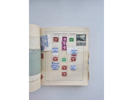 1850/1960(ca.), interessante ungebrauchte/postfrische und gestempelte Partie mit einigen Briefen, dabei Schaubek-Album ab Alt