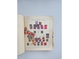 1850/1960(ca.), interessante ungebrauchte/postfrische und gestempelte Partie mit einigen Briefen, dabei Schaubek-Album ab Alt