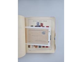 1850/1960(ca.), interessante ungebrauchte/postfrische und gestempelte Partie mit einigen Briefen, dabei Schaubek-Album ab Alt