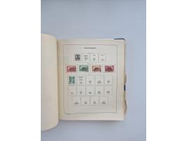 1850/1960(ca.), interessante ungebrauchte/postfrische und gestempelte Partie mit einigen Briefen, dabei Schaubek-Album ab Alt