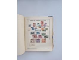 1850/1960(ca.), interessante ungebrauchte/postfrische und gestempelte Partie mit einigen Briefen, dabei Schaubek-Album ab Alt