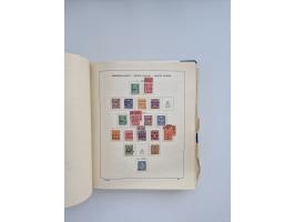 1850/1960(ca.), interessante ungebrauchte/postfrische und gestempelte Partie mit einigen Briefen, dabei Schaubek-Album ab Alt