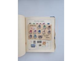 1850/1960(ca.), interessante ungebrauchte/postfrische und gestempelte Partie mit einigen Briefen, dabei Schaubek-Album ab Alt