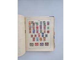 1850/1960(ca.), interessante ungebrauchte/postfrische und gestempelte Partie mit einigen Briefen, dabei Schaubek-Album ab Alt