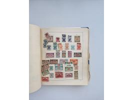 1850/1960(ca.), interessante ungebrauchte/postfrische und gestempelte Partie mit einigen Briefen, dabei Schaubek-Album ab Alt