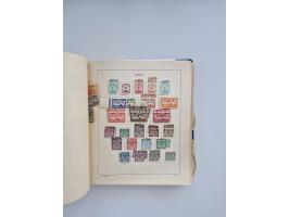 1850/1960(ca.), interessante ungebrauchte/postfrische und gestempelte Partie mit einigen Briefen, dabei Schaubek-Album ab Alt
