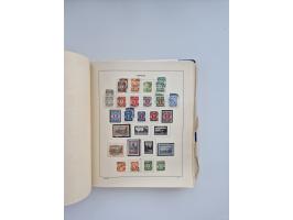 1850/1960(ca.), interessante ungebrauchte/postfrische und gestempelte Partie mit einigen Briefen, dabei Schaubek-Album ab Alt