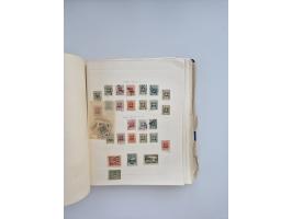 1850/1960(ca.), interessante ungebrauchte/postfrische und gestempelte Partie mit einigen Briefen, dabei Schaubek-Album ab Alt