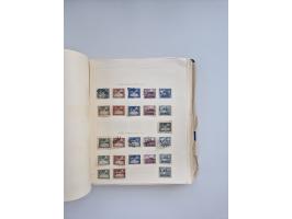 1850/1960(ca.), interessante ungebrauchte/postfrische und gestempelte Partie mit einigen Briefen, dabei Schaubek-Album ab Alt