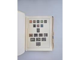 1850/1960(ca.), interessante ungebrauchte/postfrische und gestempelte Partie mit einigen Briefen, dabei Schaubek-Album ab Alt