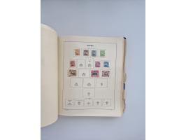 1850/1960(ca.), interessante ungebrauchte/postfrische und gestempelte Partie mit einigen Briefen, dabei Schaubek-Album ab Alt