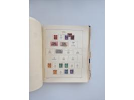 1850/1960(ca.), interessante ungebrauchte/postfrische und gestempelte Partie mit einigen Briefen, dabei Schaubek-Album ab Alt