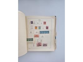 1850/1960(ca.), interessante ungebrauchte/postfrische und gestempelte Partie mit einigen Briefen, dabei Schaubek-Album ab Alt