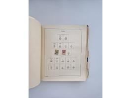 1850/1960(ca.), interessante ungebrauchte/postfrische und gestempelte Partie mit einigen Briefen, dabei Schaubek-Album ab Alt