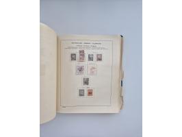 1850/1960(ca.), interessante ungebrauchte/postfrische und gestempelte Partie mit einigen Briefen, dabei Schaubek-Album ab Alt