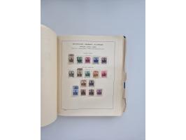 1850/1960(ca.), interessante ungebrauchte/postfrische und gestempelte Partie mit einigen Briefen, dabei Schaubek-Album ab Alt