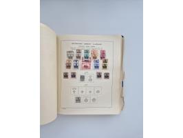 1850/1960(ca.), interessante ungebrauchte/postfrische und gestempelte Partie mit einigen Briefen, dabei Schaubek-Album ab Alt