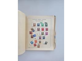 1850/1960(ca.), interessante ungebrauchte/postfrische und gestempelte Partie mit einigen Briefen, dabei Schaubek-Album ab Alt