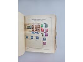 1850/1960(ca.), interessante ungebrauchte/postfrische und gestempelte Partie mit einigen Briefen, dabei Schaubek-Album ab Alt