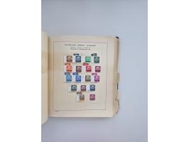 1850/1960(ca.), interessante ungebrauchte/postfrische und gestempelte Partie mit einigen Briefen, dabei Schaubek-Album ab Alt