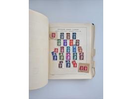 1850/1960(ca.), interessante ungebrauchte/postfrische und gestempelte Partie mit einigen Briefen, dabei Schaubek-Album ab Alt