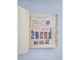 1850/1960(ca.), interessante ungebrauchte/postfrische und gestempelte Partie mit einigen Briefen, dabei Schaubek-Album ab Alt
