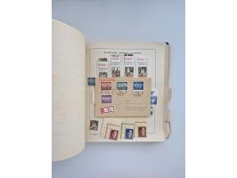 1850/1960(ca.), interessante ungebrauchte/postfrische und gestempelte Partie mit einigen Briefen, dabei Schaubek-Album ab Alt