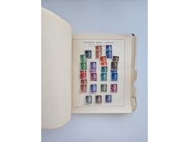 1850/1960(ca.), interessante ungebrauchte/postfrische und gestempelte Partie mit einigen Briefen, dabei Schaubek-Album ab Alt