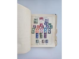 1850/1960(ca.), interessante ungebrauchte/postfrische und gestempelte Partie mit einigen Briefen, dabei Schaubek-Album ab Alt