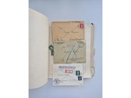 1850/1960(ca.), interessante ungebrauchte/postfrische und gestempelte Partie mit einigen Briefen, dabei Schaubek-Album ab Alt