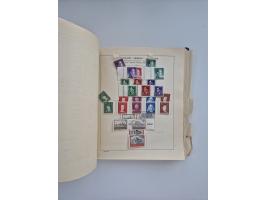 1850/1960(ca.), interessante ungebrauchte/postfrische und gestempelte Partie mit einigen Briefen, dabei Schaubek-Album ab Alt