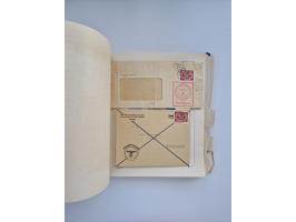 1850/1960(ca.), interessante ungebrauchte/postfrische und gestempelte Partie mit einigen Briefen, dabei Schaubek-Album ab Alt