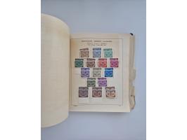 1850/1960(ca.), interessante ungebrauchte/postfrische und gestempelte Partie mit einigen Briefen, dabei Schaubek-Album ab Alt