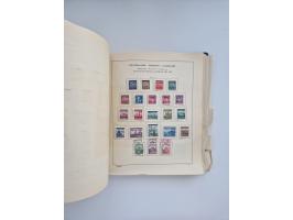 1850/1960(ca.), interessante ungebrauchte/postfrische und gestempelte Partie mit einigen Briefen, dabei Schaubek-Album ab Alt