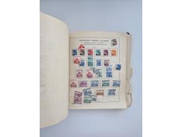 1850/1960(ca.), interessante ungebrauchte/postfrische und gestempelte Partie mit einigen Briefen, dabei Schaubek-Album ab Alt