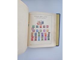 1850/1960(ca.), interessante ungebrauchte/postfrische und gestempelte Partie mit einigen Briefen, dabei Schaubek-Album ab Alt