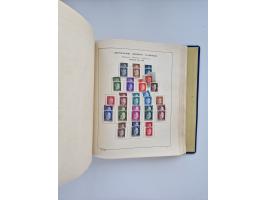 1850/1960(ca.), interessante ungebrauchte/postfrische und gestempelte Partie mit einigen Briefen, dabei Schaubek-Album ab Alt